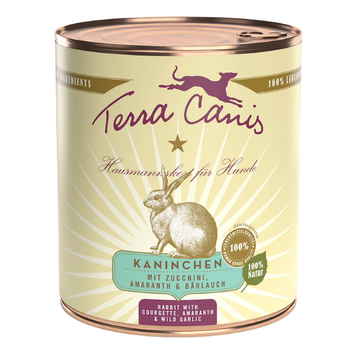 Terra Canis Hunde-Nassfutter Classic Kaninchen mit Zucchini